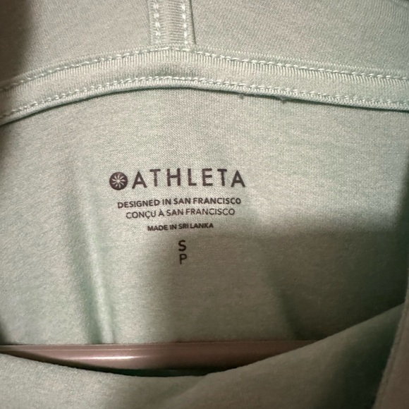 Athleta Uptempo Hoodie Sweatshirt,Wintergreen Mint/green SIZE S 382882 black fri - Picture 4 of 4